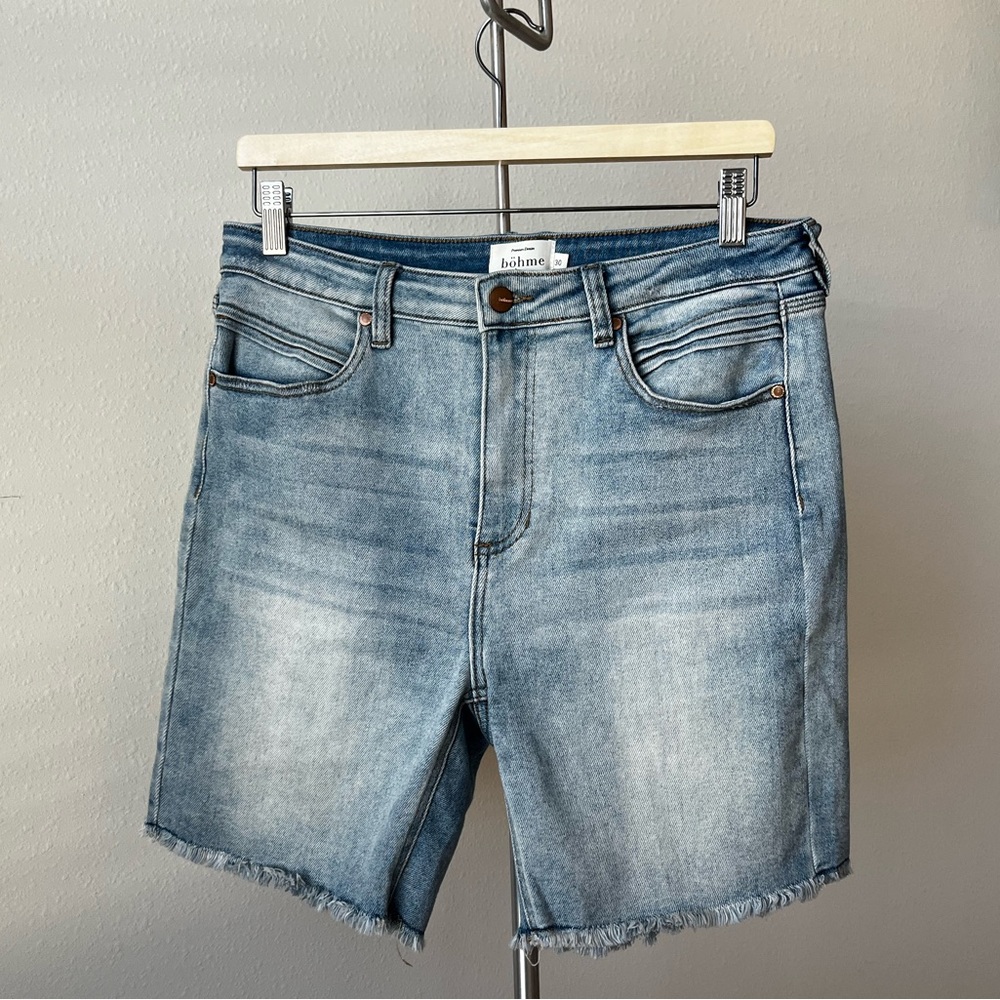 Bohme Distressed Bermuda Shorts